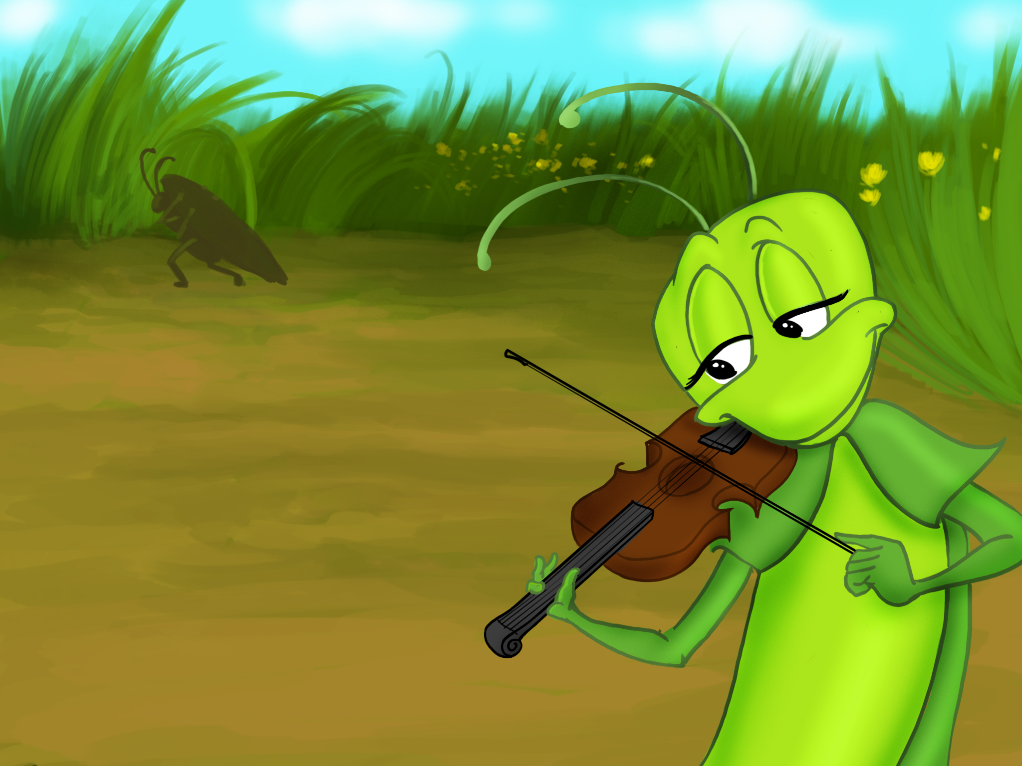 The Ant And The Grasshopper Manga The Ant And The Grasshopper - Children Story by Tales with GiGi